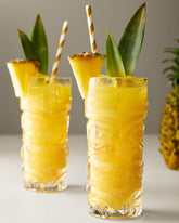 Viski Crystal Tiki 14-oz. Glasses - Set of 2 - Clear