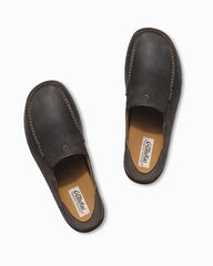 Men's OluKai Moloā Slip-On Shoes - Dark Wood