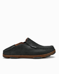 Men's OluKai Moloā Slip-On Shoes - Black