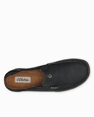 Men's OluKai Moloā Slip-On Shoes - Black