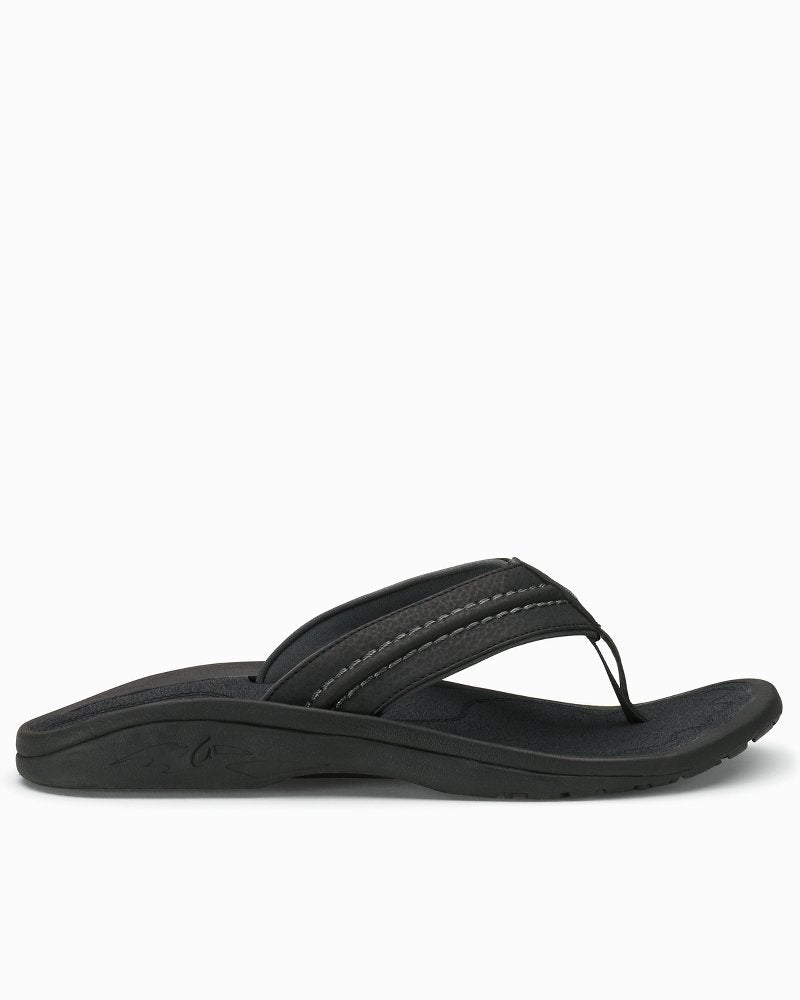 Men's OluKai Hokua Sandals - Black