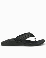 Men's OluKai Hokua Sandals - Black