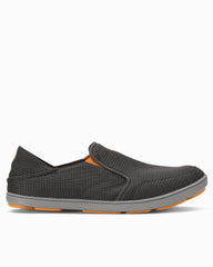 Men's OluKai Nohea Mesh Slip-On Shoes - Dark Shadow