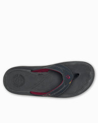 Men's OluKai Kīpī Sandals - Dark Shadow
