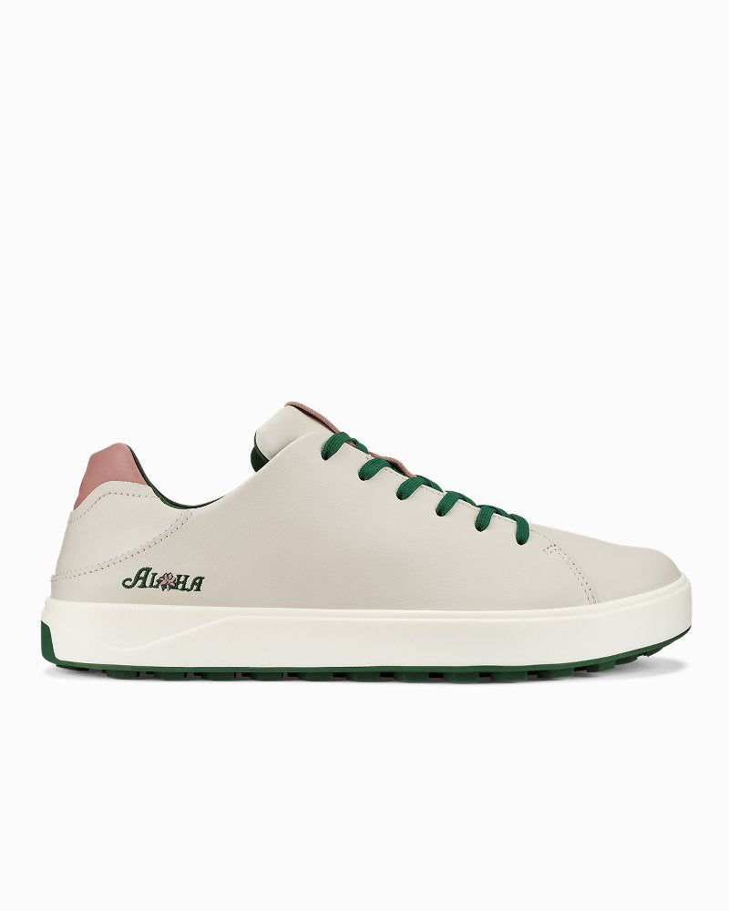 Men's OluKai Azalea Aloha Wai'alae Golf Shoes - White Sand