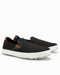 Men's OluKai Wai'alae Slip-On Golf Shoes - Lava Rock