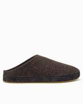 Men's OluKai Hāmani Hulu Wool Mule Slippers - Dark Java