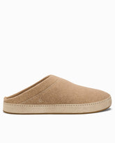 Men's OluKai Hāmani Hulu Wool Mule Slippers - Oatmeal