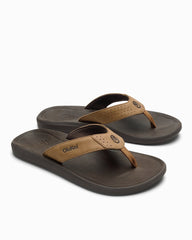 Men's OluKai Pili Sandals - Tan
