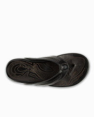 Men's OluKai Mea Ola Mano Sandals - Black