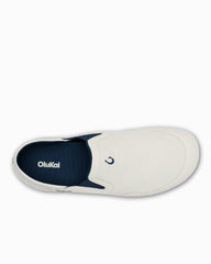 Men's OluKai Moku Slip-On Shoes - White Sand