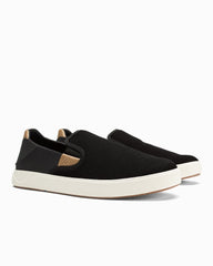 Men's OluKai Lae'ahi Nui Slip-On Shoes - Black