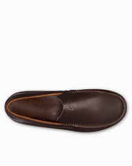 Tommy Bahama Exclusive Men's OluKai Niolo Driver Slip-On Shoes - Dark Wood