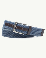 Canvas Webbed Belt - Navy