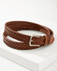 Stretch Braid Belt - Tan