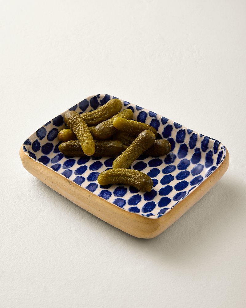 Terrafirma 6-Inch Dot Tray - Cobalt