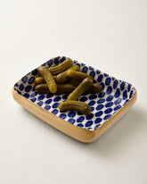 Terrafirma 6-Inch Dot Tray - Cobalt