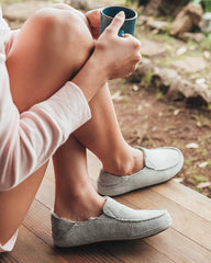 Women's OluKai Nohea Slippers - Pale Grey