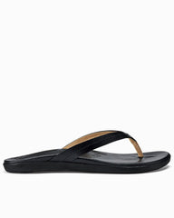 Women's OluKai Honu Sandals - Black