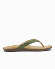 Women's OluKai Honu Sandals - Green Olive