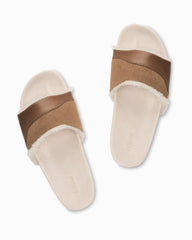 Women's OluKai Ho'ala Slide Slippers - Tan