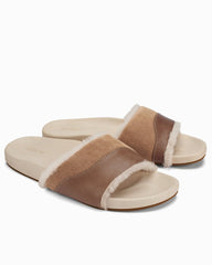 Women's OluKai Ho'ala Slide Slippers - Tan
