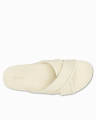Women's OluKai Ani Slide Sandals - White Sand