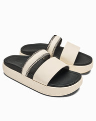 Women's OluKai Pae Slide Sandals - White Sand