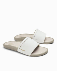 Women's OluKai Ulele Slides - Bright White