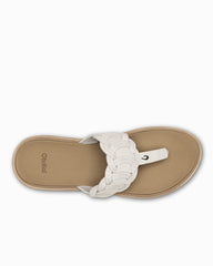 Women's OluKai Kanani Vario Sandals - Bright White