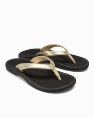 Women's OluKai 'Ohana Lahi Sandals - Gold