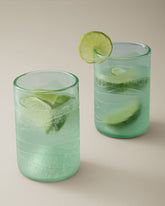 Glacier Recycled 12-oz. Glasses — Set of 2 - Antique
