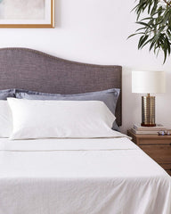 Paloma Stripe 4-Piece Queen Sheet Set - Grey