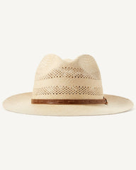 Ezra Vented Panama Hat - Unbleached