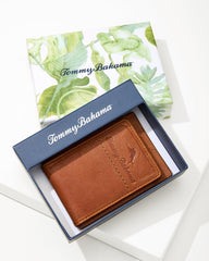 Crunch Wide Magnetic Wallet - Tan