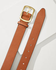 Spartina Siren Leather Belt - Saddle Brown