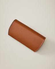 Leather Marlin Eyewear Case - Chestnut
