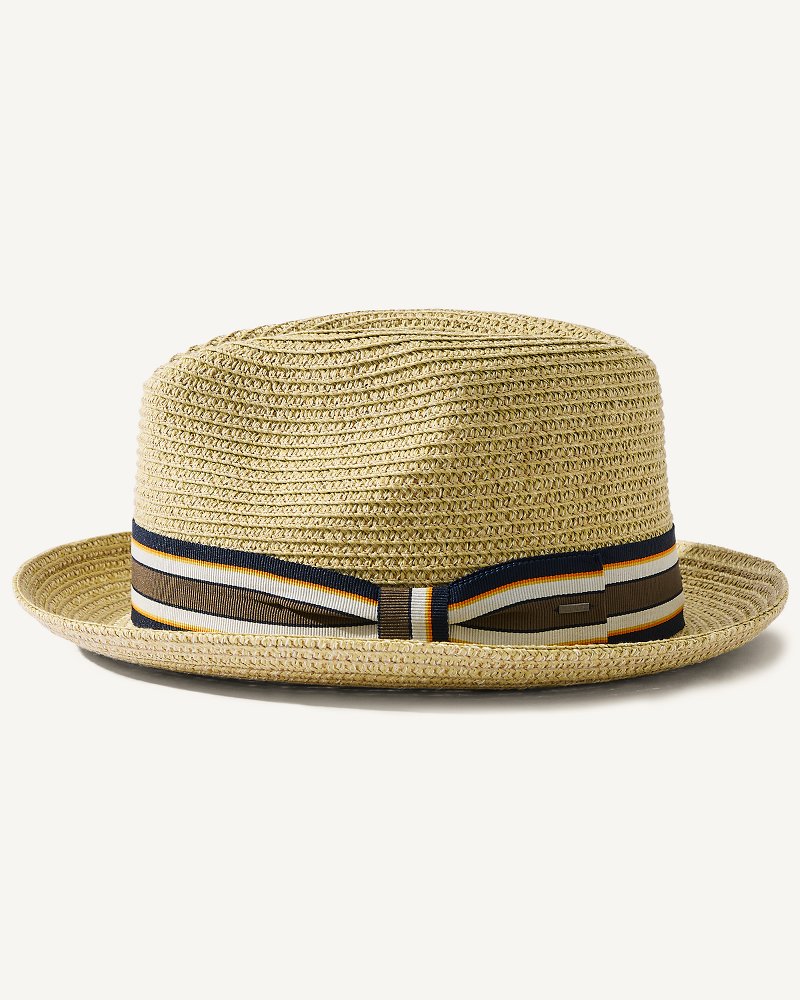 Caden Braided Fedora Hat - Driftwood