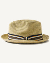 Caden Braided Fedora Hat - Driftwood