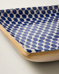 Terrafirma Medium Dot Stacking Tray - Cobalt