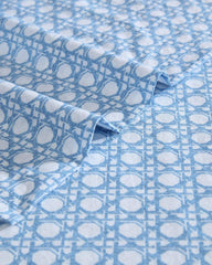Diamond Isle 4-Piece Queen Sheet Set - Blue