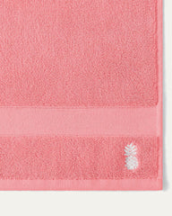 Pineapple Bay 6-Piece Bath Towel Set - Flamingo Pink