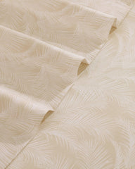 Island Estate All Over Palms 4-Piece Queen Sheet Set - Golden