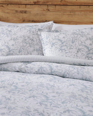 Orchid Bay Reversible Full/Queen 3-Piece Comforter Set - Soft Blue
