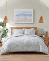 Orchid Bay Reversible Full/Queen 3-Piece Comforter Set - Soft Blue