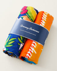 Sunset Island Beach Towels - Set of 2 - Multicolor