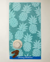 Pineapple Mix Woven Oversized Beach Towel - Multicolor