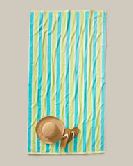 Tidebound Strip Woven Oversized Beach Towel - Multicolor