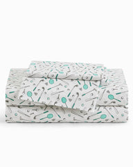Tee Time 4-Piece Queen Sheet Set - Multicolor