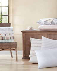 Beach Chairs 4-Piece California King Sheet Set - White/Blue